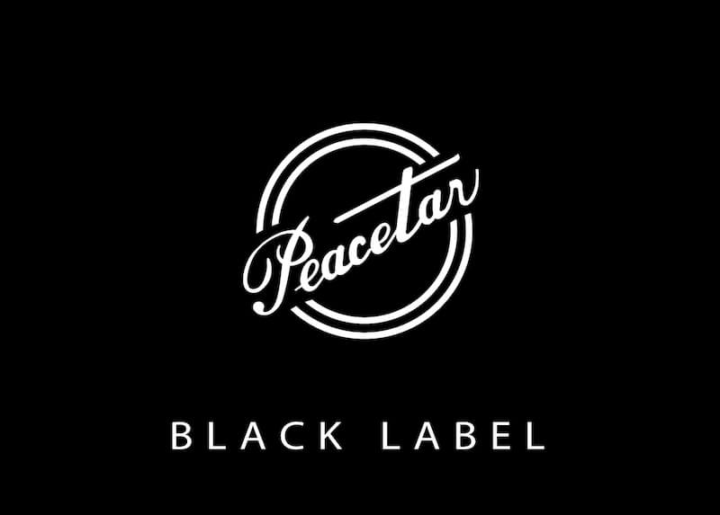 peacetar-black-label のフッターロゴ